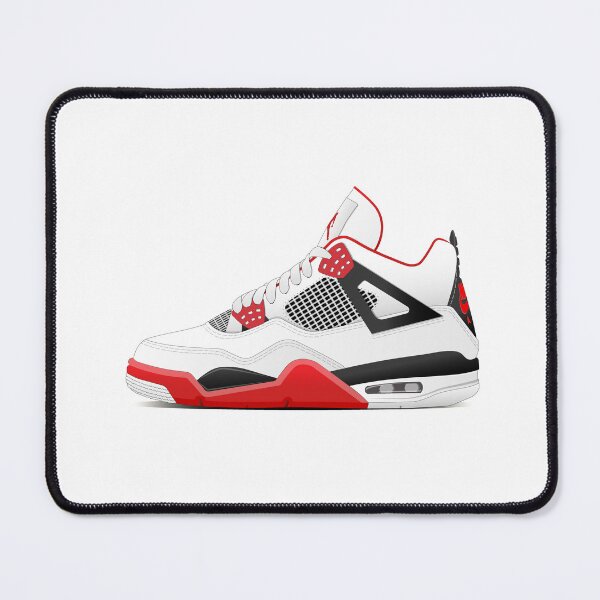 Item preview, Jordan 4 X Fire Red Shoe Design designed and sold by N-square.