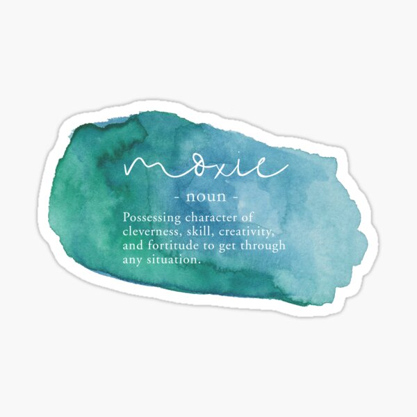 Item preview, Moxie Definition - Blue Watercolor designed and sold by Kit Cronk.