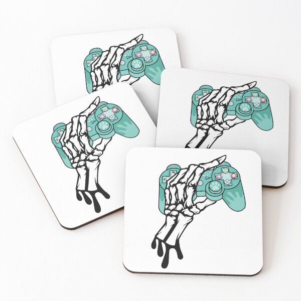 Item preview, hand skeleton hold controller, gamer art work for valentine  designed and sold by hafidoox.