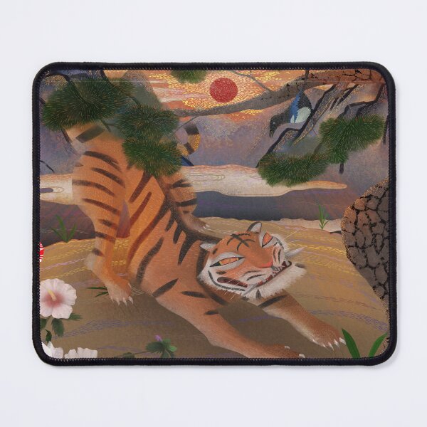 Item preview, Tiger, Magpie and Pine Tree designed and sold by kihoiminoi.