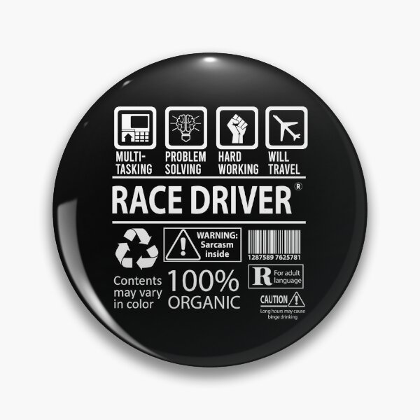 Item preview, Race Driver T Shirt - MultiTasking Certified Job Gift Item Tee designed and sold by andahanson.