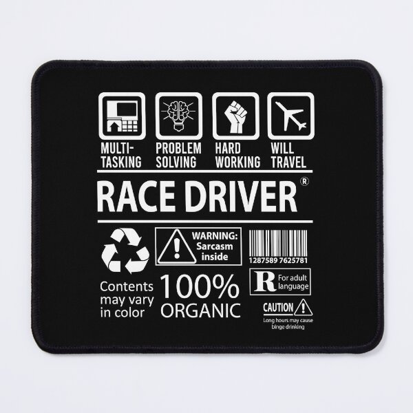 Item preview, Race Driver T Shirt - MultiTasking Certified Job Gift Item Tee designed and sold by andahanson.