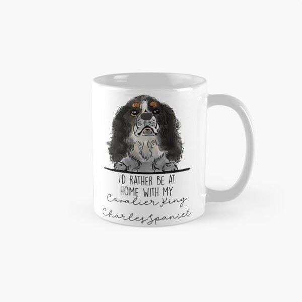 Item preview, I’d rather be at home with my Cavalier King Charles Spaniel designed and sold by Little Fuzz Shop.