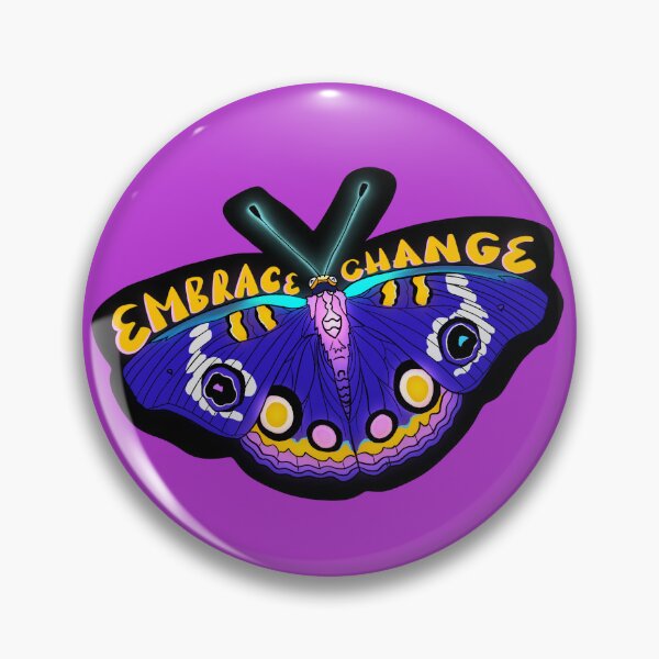 Item preview, Embrace Change Neon Butterfly designed and sold by beenplanted.