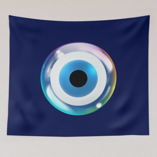 Item preview, Mati Evil Eye Blue Rainbow designed and sold by Yiorgos Designs.