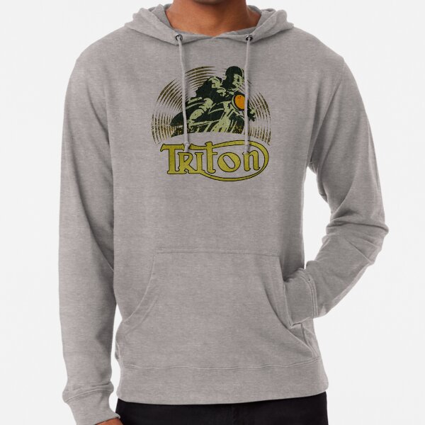 AJS Hoodie Grey British GB motorbike motorcycle vintage 