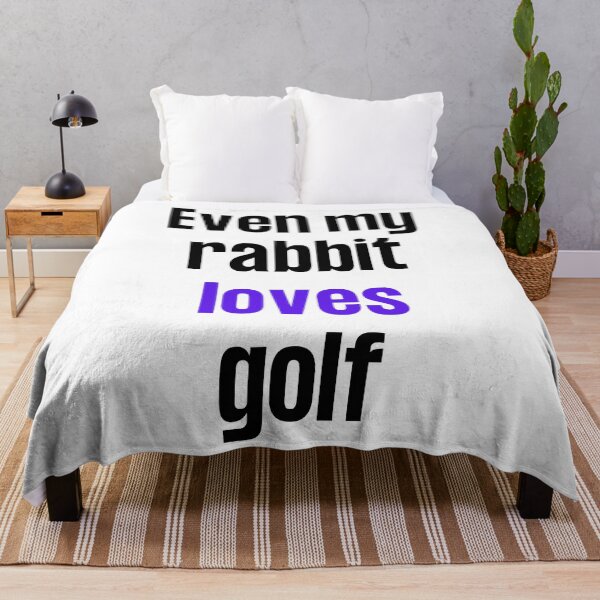 Item preview, Even my rabbit loves golf designed and sold by TheGreenGoat.