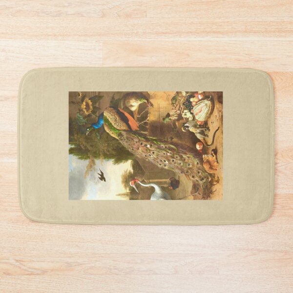 Item preview, Peacocks by Melchior d'Hondecoeter (digitally enhanced) designed and sold by Amanda1775.