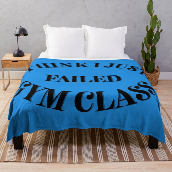 Item preview, I Think I Just Failed Gym Class Blue designed and sold by Cora Gregory.