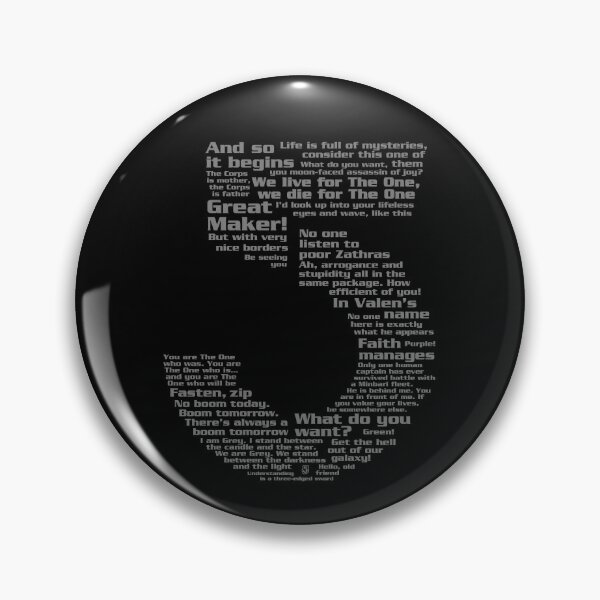 Item preview, Babylon 5 Quotes - Grey designed and sold by B5designs.
