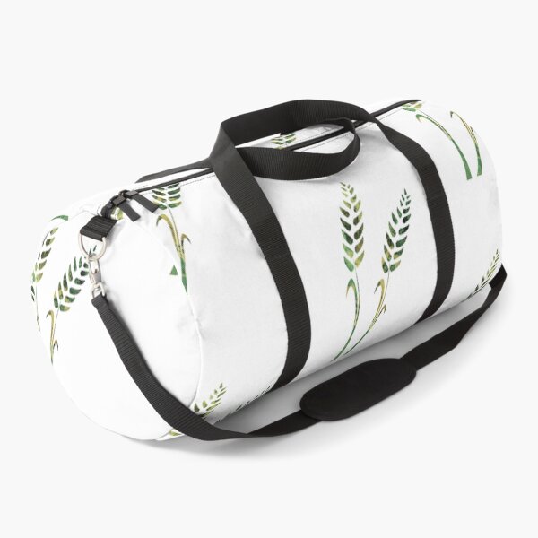 Item preview, Green nature wheat grass design on white background designed and sold by Areashor.