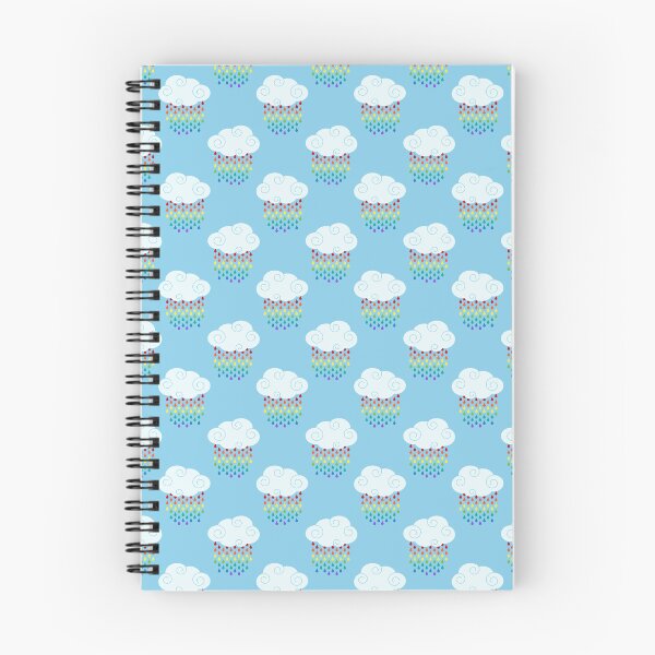 Item preview, Rainbow Rain Drop Clouds Pattern designed and sold by FirstwaterRuby.
