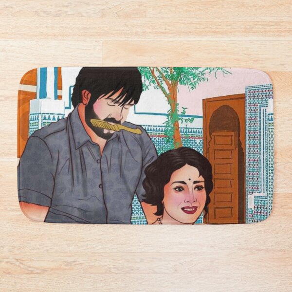 Item preview, A man is combing & braiding Hair of his wife designed and sold by VIVEK KUMAR RAI.