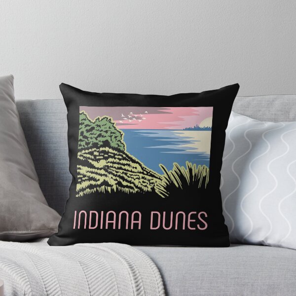 Item preview, Pink Sunset Indiana Dunes Poster designed and sold by indianadunes.