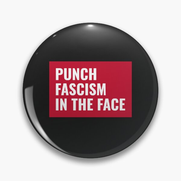 Item preview, Punch Fascism In the Face, Anti Fascist Banner designed and sold by AntiFascistPOD.