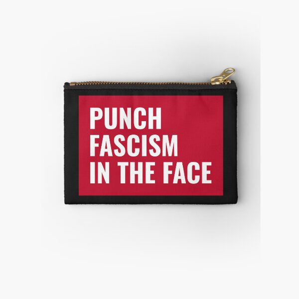 Item preview, Punch Fascism In the Face, Anti Fascist Banner designed and sold by AntiFascistPOD.