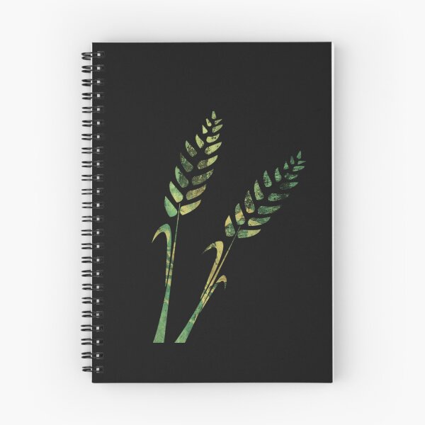 Item preview, Green wheat nature design on black background designed and sold by Areashor.