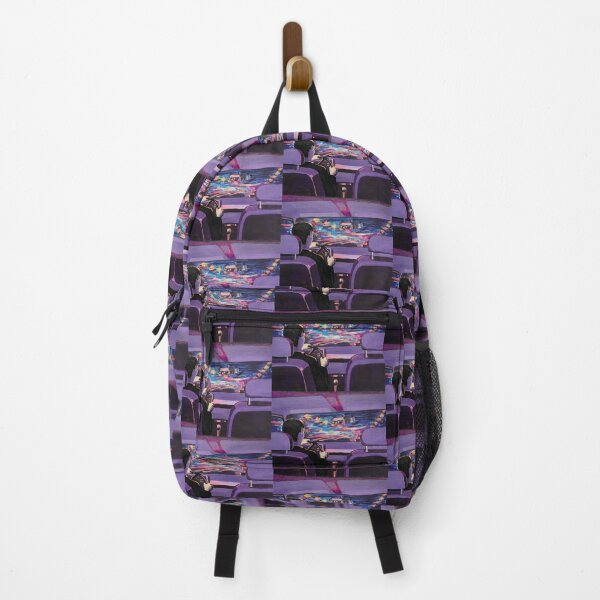 Item preview, Driver in purple car art designed and sold by Rashkin.
