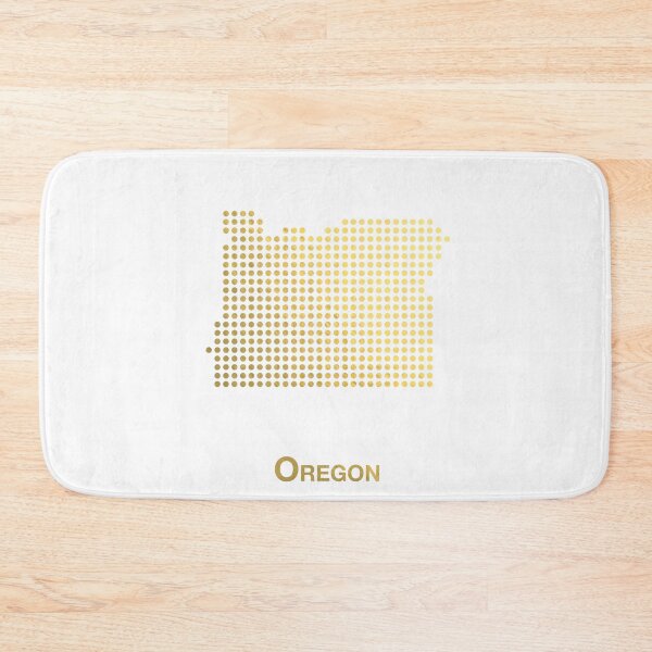 Item preview, Oregon gold dotted map designed and sold by captaingursel.