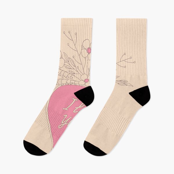 Item preview, pink heart with I love you designed and sold by AlinNova.
