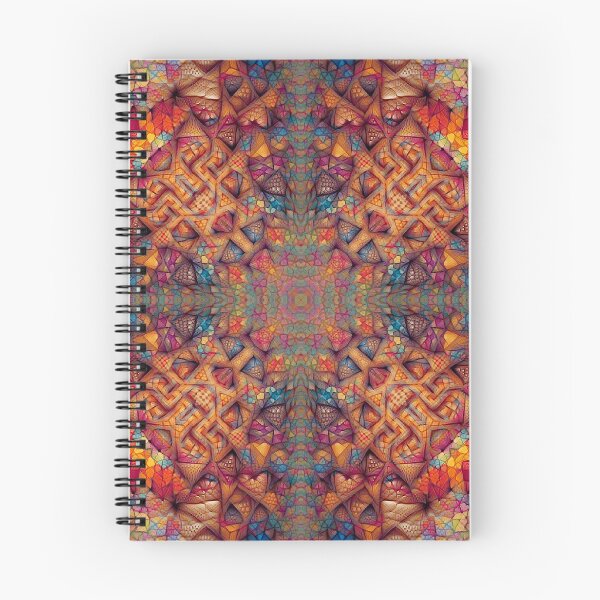 Item preview, Orange Dragon Scales Kaleidoscope Pattern designed and sold by Downbeat-Art.
