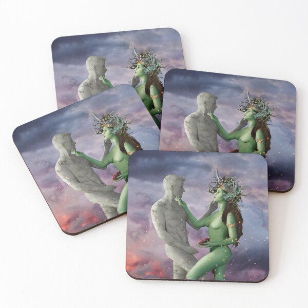 Item preview, Medusa and Lover digital art created by OverburyArt designed and sold by OverburyArt.