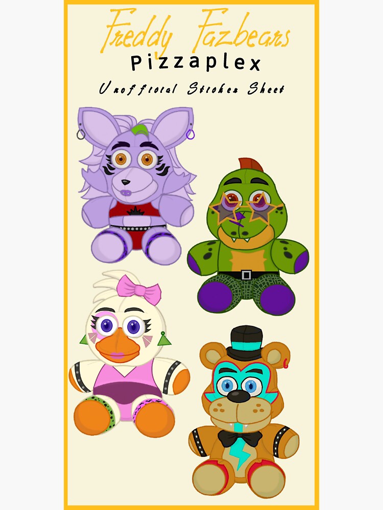 Five Nights at Freddy's Pop Up Stickers - 2 Sheet