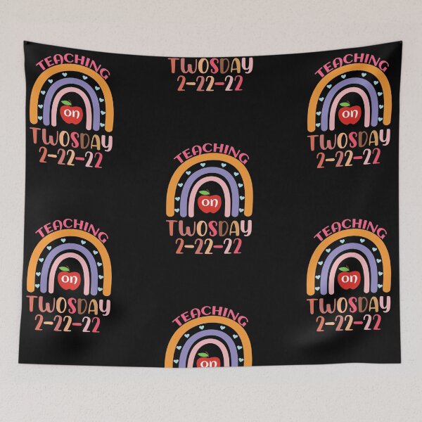Item preview, Teaching on Twosday 2-22-22 - Funny - Teachers' Gift designed and sold by AsmArt-co.