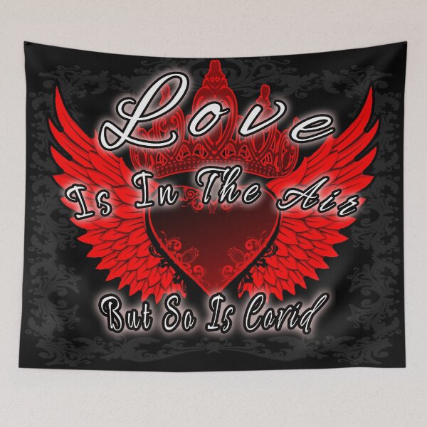 Item preview, Love Is In The Air But So Is Covid designed and sold by A-T-H.