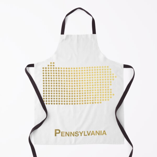 Item preview, Pennsylvania gold dotted map designed and sold by captaingursel.