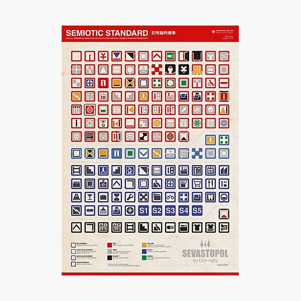 Item preview, Sevastopol Semiotic Standard (Isolation) designed and sold by Metro42.