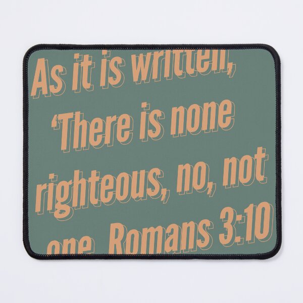 Item preview, Romans 3:10 designed and sold by Rebekah Rice.