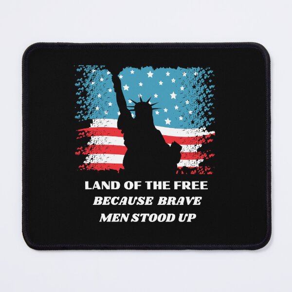 Item preview, Land of the Free Because Brave Men Stood Up designed and sold by Losthorsedesign.