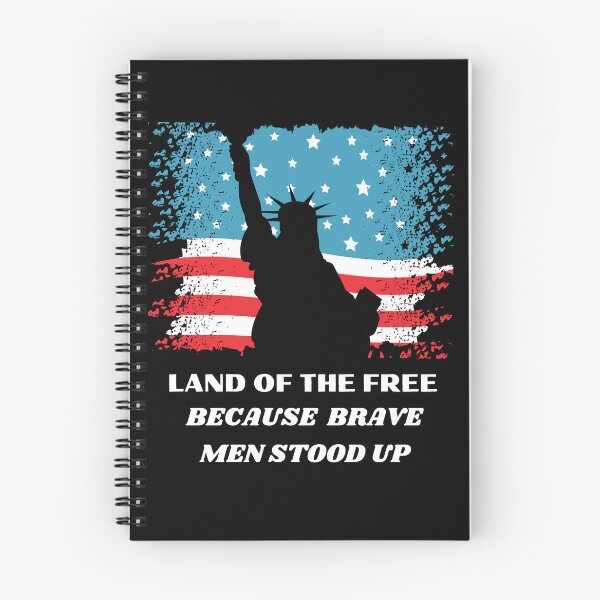 Item preview, Land of the Free Because Brave Men Stood Up designed and sold by Losthorsedesign.
