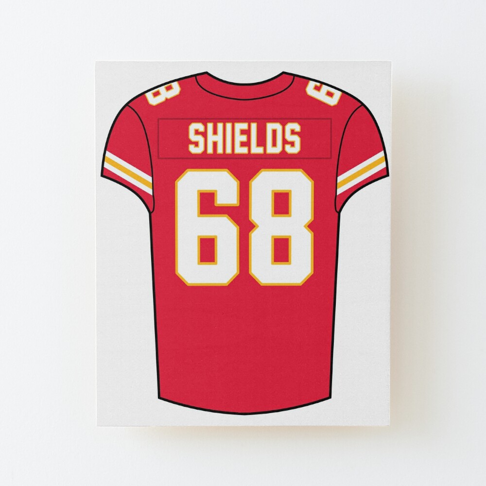 Clyde Edwards-Helaire Away Jersey Sticker for Sale by designsheaven