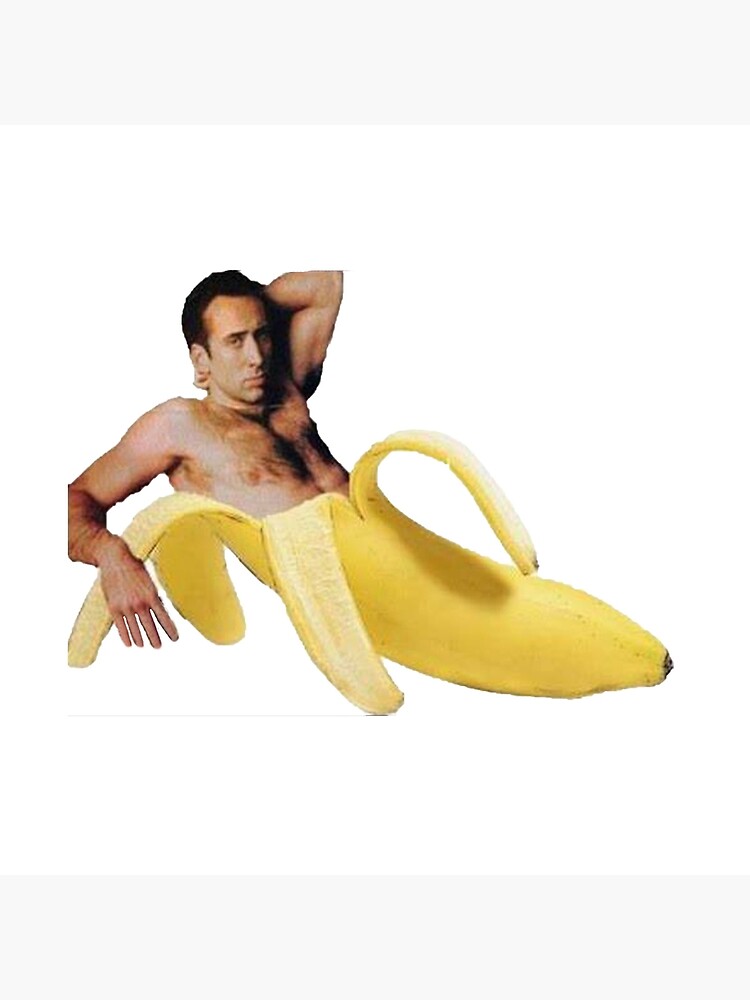 Nicolas Cage In A Banana - Original Yellow by tomohawk64