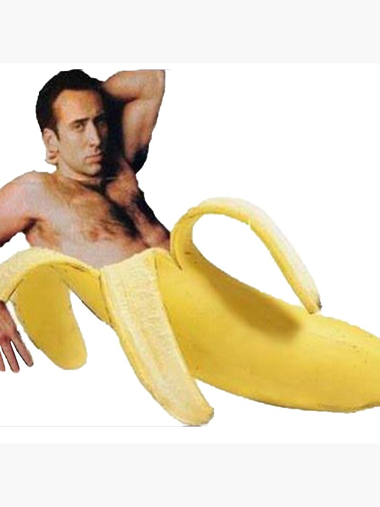 Nicolas Cage In A Banana - Original Yellow by tomohawk64