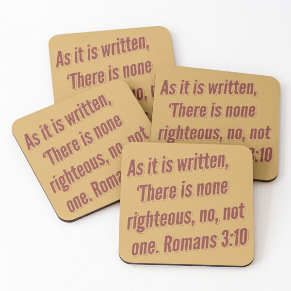 Item preview, Romans 3:10 designed and sold by Rebekah Rice.