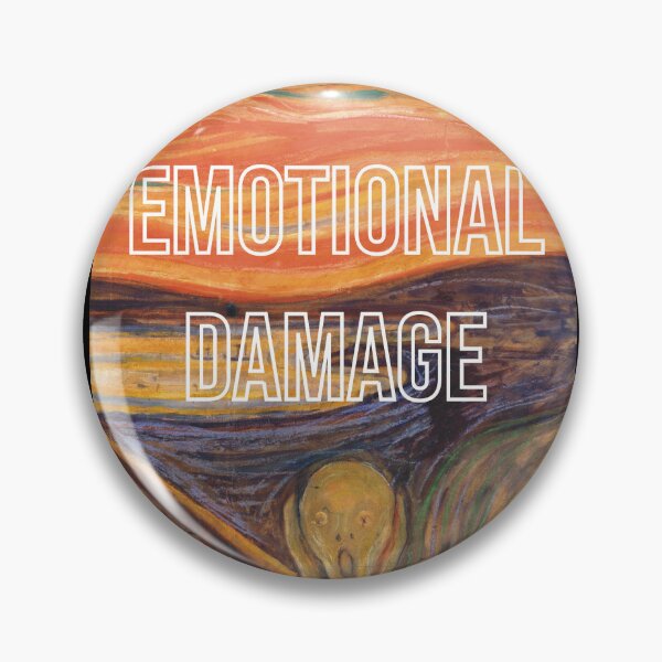 Item preview, Emotional damage tiktok quote designed and sold by Namidere7.