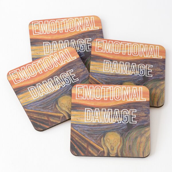 Item preview, Emotional damage tiktok quote designed and sold by Namidere7.