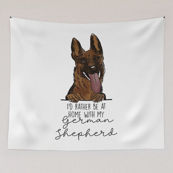 Item preview, I’d rather be at home with my German Shepherd designed and sold by Little Fuzz Shop.