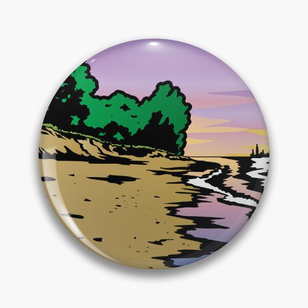 Item preview, Purple Twilight Indiana Dunes Poster designed and sold by indianadunes.
