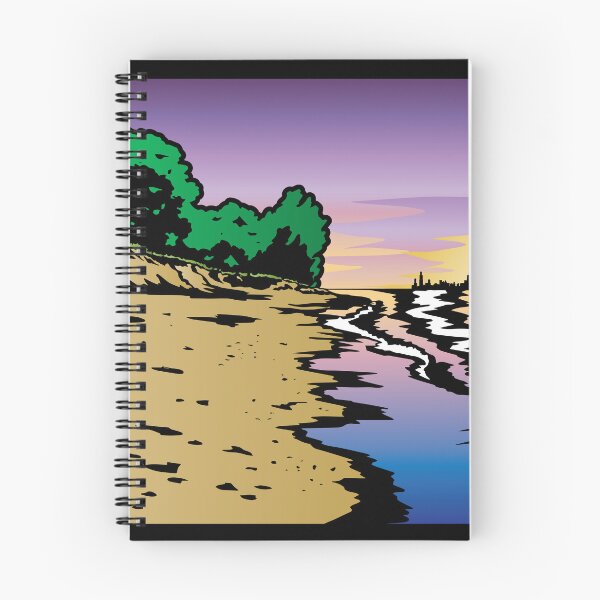 Item preview, Purple Twilight Indiana Dunes Poster designed and sold by indianadunes.