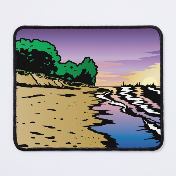 Item preview, Purple Twilight Indiana Dunes Poster designed and sold by indianadunes.