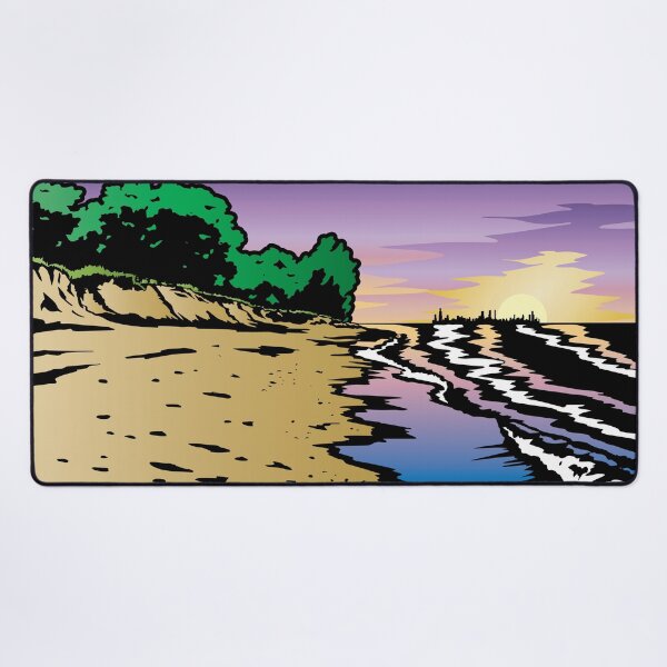 Item preview, Purple Twilight Indiana Dunes Poster designed and sold by indianadunes.
