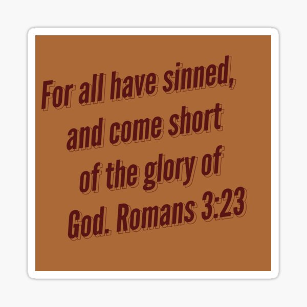 Item preview, Romans 3:23 designed and sold by Rebekah Rice.
