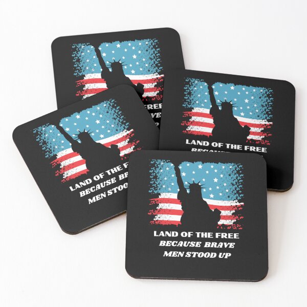 Item preview, Land of the Free Because Brave Men Stood Up designed and sold by Losthorsedesign.