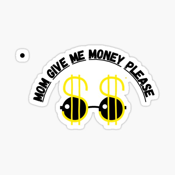 adults are kids with money funny sticker - Pro Sport Stickers