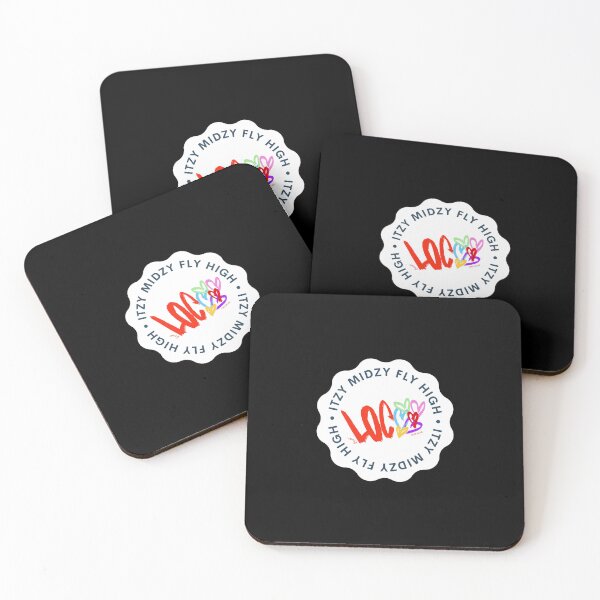Item preview, ITZY MIDZY FLY HIGH button logo (white) designed and sold by G R I Z I D O R E.