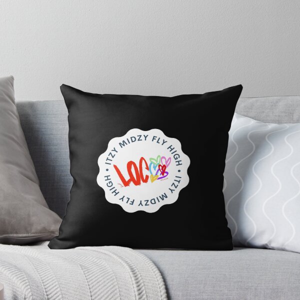 Item preview, ITZY MIDZY FLY HIGH button logo (white) designed and sold by G R I Z I D O R E.